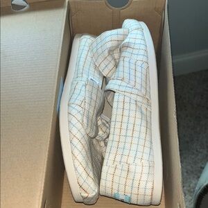 Tom’s Plaid Bow Detailed Alpargata